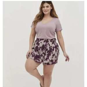 Torrid purple tie dye SKORT